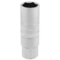 Draper Expert 16775 - Draper Expert 16775 - 3/8" Square Drive 10mm Thread 6 Point Satin Chrome Spark Plug Socket (16mm Socket)