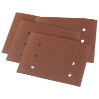 Draper 73522 - Draper 73522 - Ten 115 x 145mm Assorted Grit Aluminium Oxide Sanding Sheets