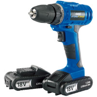 Draper 14600 - Draper 14600 - Storm Force® Cordless Drill with Two Li-ion Batteries (18V)