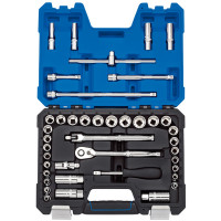 Draper Expert 16465 - Draper Expert 16465 - 3/8" Sq. Dr. Combined MM/AF Socket Set (41 Piece)