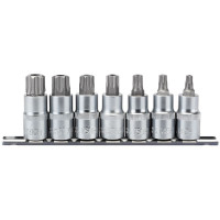 Draper Expert 16334 - Draper Expert 16334 - 1/2" Sq. Dr. Draper TX-STAR® Security Socket Bit Set (7 Piece)