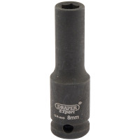 Draper Expert 06881 - Draper Expert 06881 - Expert 8mm 3/8" Square Drive Hi-Torq® 6 Point Deep Impact Socket