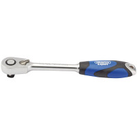 Draper Expert 26516 - Draper Expert 26516 - 1/2" Sq. Dr. 60 Tooth Micro Head Reversible Soft Grip Ratchet