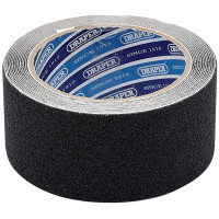 Draper 63384 - Draper 63384 - 3.7M x 50mm Black Heavy Duty Safety Grip Tape Roll