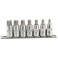 Draper Expert 16341 - Draper Expert 16341 - 1/2" Sq. Dr. Draper TX-STAR® Plus Socket Bit Set (7 Pie