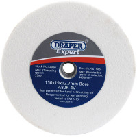 Draper Expert 52068 - Draper Expert 52068 - 150 X 19mm Grinding Wheel 80 Grit
