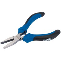 Draper 12536 - Draper 12536 - 115mm Soft Grip Flat Nose Mini Pliers