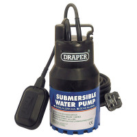 Draper 35465 - Draper 35465 - 144L/Min Submersible Water Pump with Float Switch (350W)