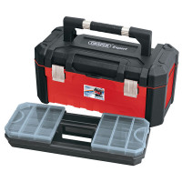 Draper Expert 14714 - Draper Expert 14714 - 585mm Tool Box with Organisers and Tote Tray