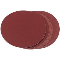 Draper 83860 - Draper 83860 - Five Assorted Grit Aluminium Oxide Sanding Discs (150mm)