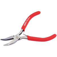 Draper Redline 68308 - Draper Redline 68308 - 125mm Bent Nose Mini Pliers with PVC Dipped Handles