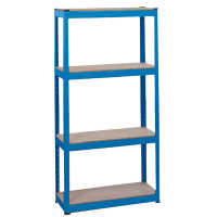 Draper 21658 - Draper 21658 - Steel Shelving Unit - Four Shelves (L760 x W300 x H1520mm)