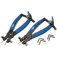 Draper Expert 81914 - Draper Expert 81914 - Soft Grip Ratcheting Internal and External Circlip Pliers (2 piece)