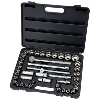Draper Redline 68959 - Draper Redline 68959 - 1/2" Sq. Dr. MM/AF Combined Socket Set (42 Piece)