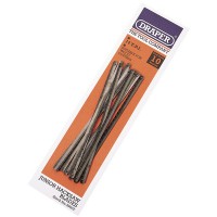 Draper 39007 - Draper 39007 - 10 x 14 tpi Wood Cutting Junior Hacksaw Blades