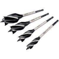 Draper Expert 35155 - Draper Expert 35155 - 4 Fluted 165mm Auger Bit Set (4 Piece)