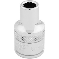 Draper Expert 33038 - Draper Expert 33038 - 1/2" Square Drive Hi-Torq® 12 Point Socket (8mm)