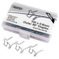 Draper 64755 - Draper 64755 - 0.8MM Double U Staples (50)