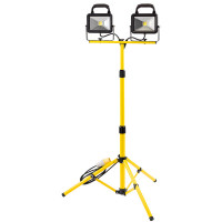 Draper 66058 - Draper 66058 - 110V Twin COB LED Worklamp with Tripod (20W)
