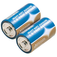Draper 61836 - Draper 61836 - 2 x Heavy Duty D Size Alkaline Batteries