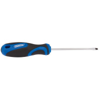 Draper 48919 - Draper 48919 - 3.2 x 75mm Plain Slot Screwdriver with Soft Grip Handles