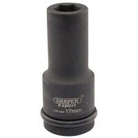 Draper Expert 05049 - Draper Expert 05049 - Expert 17mm 3/4" Square Drive Hi-Torq® 6 Point Deep Impact Socket