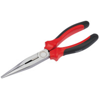 68300 - 200mm Heavy Duty Long Nose Pliers with Soft Grip Handles