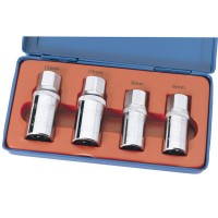 Draper 55641 - Draper 55641 - 1/2" Square Drive 4 Piece Stud Extractor Set