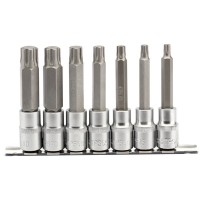 Draper Expert 16342 - Draper Expert 16342 - 1/2" Sq. Dr. Draper TX-STAR® Plus Socket Bit Set (7 Piece)