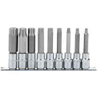 Draper Expert 16329 - Draper Expert 16329 - 1/2" Sq. Dr. 100mm Long Draper TX-STAR® Socket Bit Set (9 Piece)