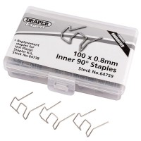 Draper 64759 - Draper 64759 - 0.8MM Bent Castle Staples (50)