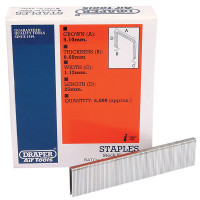 Draper 59839 - Draper 59839 - 25mm Staples (5000)