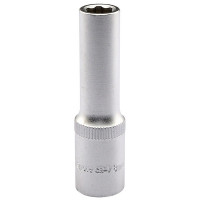 Draper Expert 09845 - Draper Expert 09845 - Expert 8mm 3/8" Square Drive Hi-Torq® Satin Chrome 6 Point Deep Socket