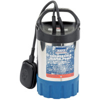 Draper 64275 - Draper 64275 - 120L/Min Stainless Steel Body Submersible Water Pump with Float Switch (200W)