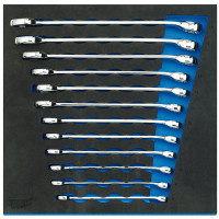 Draper Expert 63521 - Draper Expert 63521 - Combination Spanner Set in 1/2 Drawer EVA Insert Tray (12 Piece)