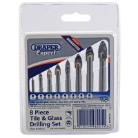 Draper Expert 48221 - Draper Expert 48221 - Tile and Glass Drilling Set (8 Piece)
