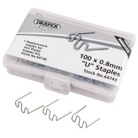 Draper 64743 - Draper 64743 - 0.8MM U Staples (50)