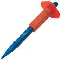 Draper 26766 - Draper 26766 - 300 x 16mm Point Chisel with Hand Guard