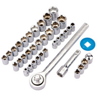 68836 - 1/4, 3/8" Sq Dr. Socket Set (39 Piece)