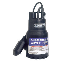 Draper 52064 - Draper 52064 - 120L/Min 110V Submersible Water Pump with 6M Lift and Float Switch (200W)