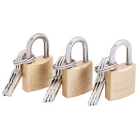 Draper Redline 68684 - Draper Redline 68684 - 20mm Padlock Set (3 piece)