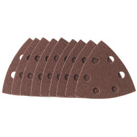 Draper 50958 - Draper 50958 - Ten 93 x 93 x 93mm 60 Grit Hook and Loop Tri Base Sander Sheets