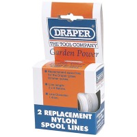 Draper 56726 - Draper 56726 - Two 6M x 1.4mm Replacement Nylon Spool Lines