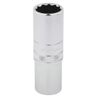 Draper Expert 33772 - Draper Expert 33772 - 1/2" Square Drive Hi-Torq® 12 Point Deep Socket (19mm)