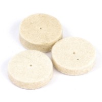 Draper 44472 - Draper 44472 - Bag of 3 24mm x 6mm Felt Polishing Wheels for 95W Multi Tool Kit