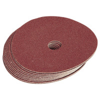 Draper 29082 - Draper 29082 - 100mm 36Grit Aluminium Oxide Sanding Discs Pack of 10