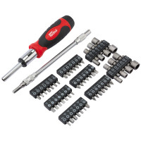 Draper Redline 68853 - Draper Redline 68853 - Ratcheting Screwdriver and Bit Set (58 piece)