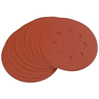 Draper 44342 - Draper 44342 - Ten 125mm 320 Grit Hook and Loop Sanding Discs