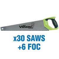 Draper 85559 - Draper 85559 - First Fix Draper Venom® Double Ground 500mm Handsaws (added value pack 30 saws + 6 foc)