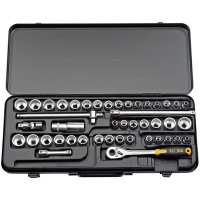 Elora 50895 - Elora 50895 - 3/8" Square Drive Metric, Whitworth and Imperial Socket Set (44 Piece)